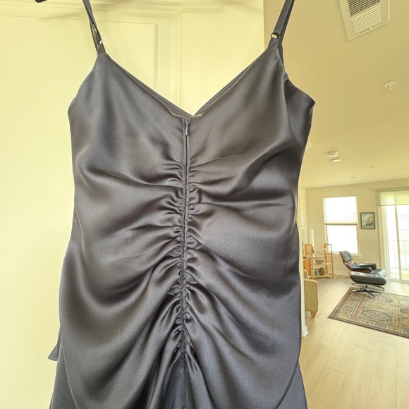 Navy blue Aqua Formal gown, size 4, floor length, perfect condition - Picture 7 of 7